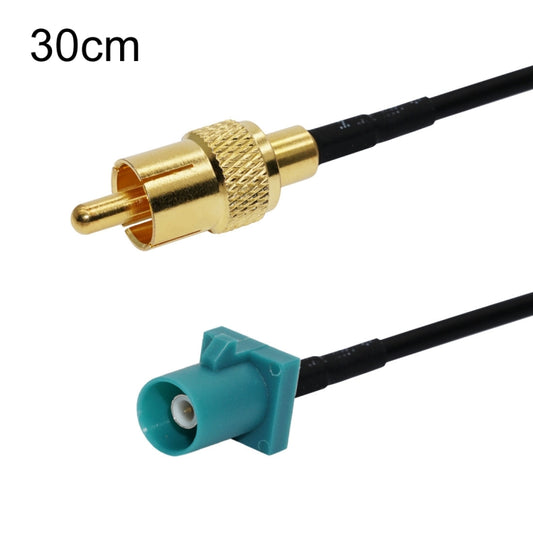 30cm RCA Male To Fakra Z Male RG174 Cable Coaxial RF Adapter Cable - Connectors by buy2fix | Online Shopping UK | buy2fix