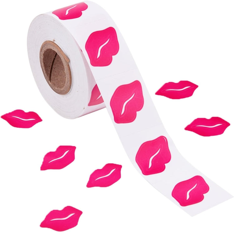 500pcs /Roll Red Lips Tanning Sunbathing Stickers Self Adhesive Body Stickers - Sticker & Tags by buy2fix | Online Shopping UK | buy2fix