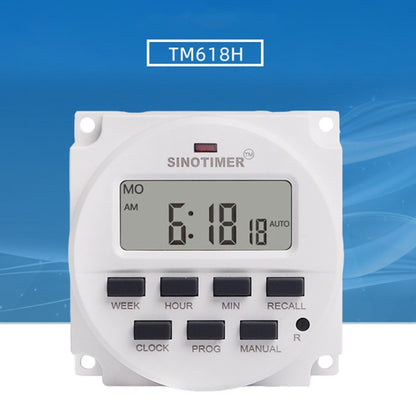 SINOTIMER Programmable Timer Switch Time Controller, Model: TM618H 5V - Digital Countdown by SINOTIMER | Online Shopping UK | buy2fix