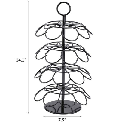 For K-CUP / Dolce Gusto OASISWJ 36pcs Assembled Rotating Coffee Capsule Holder(4 Layers) - Coffee Tools by OASISWJ | Online Shopping UK | buy2fix