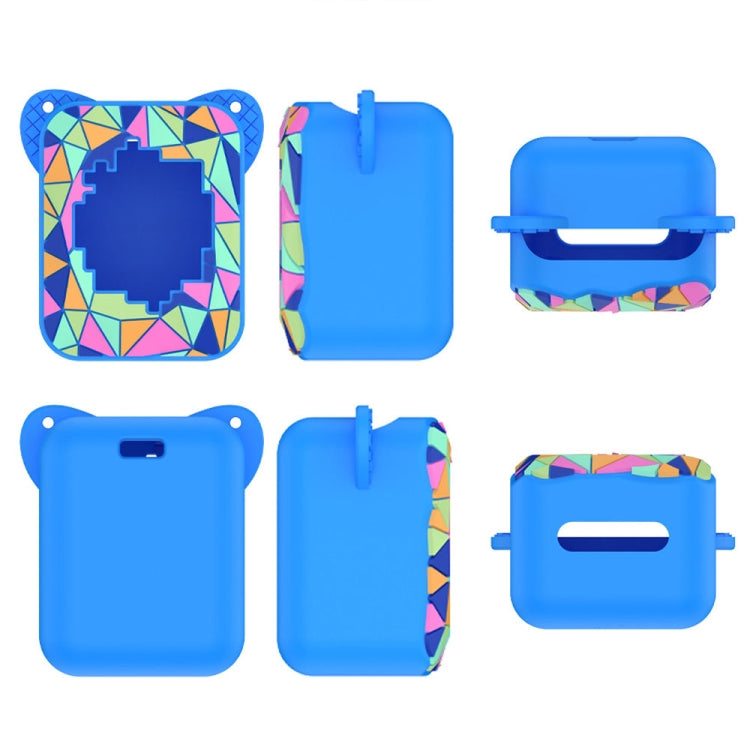 For Bitzee Magicals Digital Electronic Pet Gaming Machine Silicone Protective Cover(Blue) - Accessories by buy2fix | Online Shopping UK | buy2fix