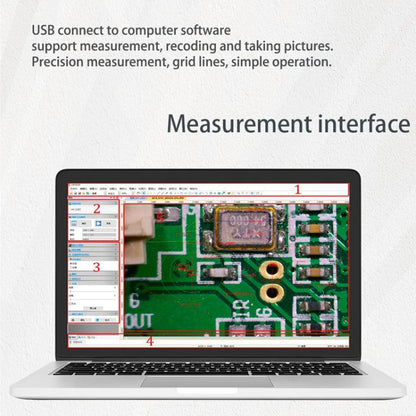 Measuring Electron Microscope Industrial Camera, Specifications: 16 Megapixel Single Interface Not Measurable - Digital Microscope by buy2fix | Online Shopping UK | buy2fix