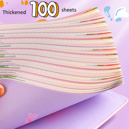 Kabaxiong A5 Size 3D Squishy Destress Cute Notebook Diary 100 Inner Pages(Sweet Girl) - Notebooks by Kabaxiong | Online Shopping UK | buy2fix