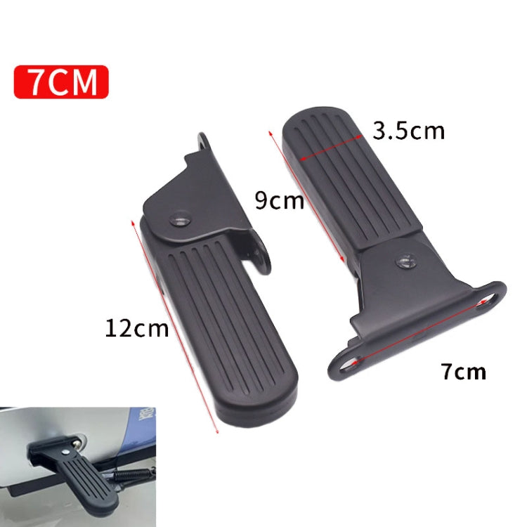 Electric Vehicle Folding Front Footrest Electric Moped Front Pedal, Model: 7cm Nylon - Others by buy2fix | Online Shopping UK | buy2fix