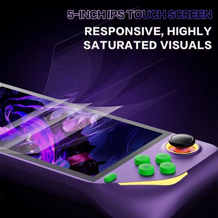 2+32G FC Joystick Dual System Handheld Game Console GBA Game Console, Color: Purple Single - Pocket Console by buy2fix | Online Shopping UK | buy2fix