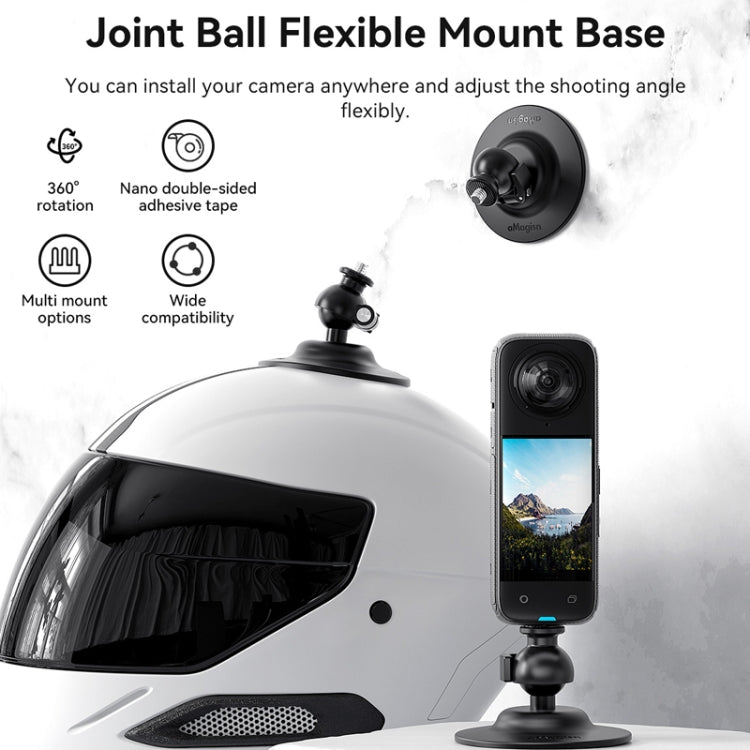 AMagisn Flexible Adhesive Mount for DJI / GoPro HERO / Insta360 Action Camera, Spec: 1/4 Inch - Connection Mount by AMagisn | Online Shopping UK | buy2fix