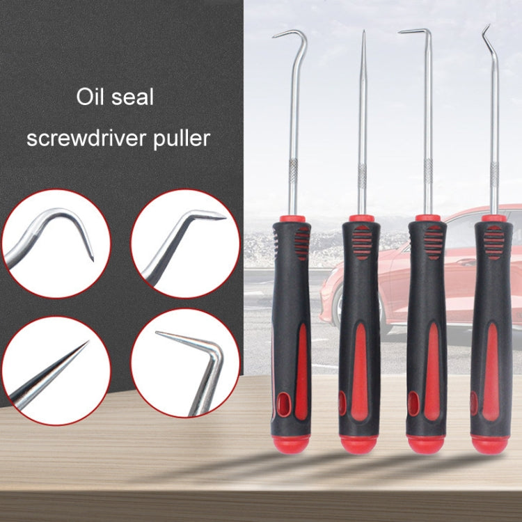 4pcs /Set Auto Oil Seal Screwdrivers O-Ring Seal Gasket Puller Remover Pick Hooks Tire Repair Tool - Tire Repair & Installation Tools by buy2fix | Online Shopping UK | buy2fix