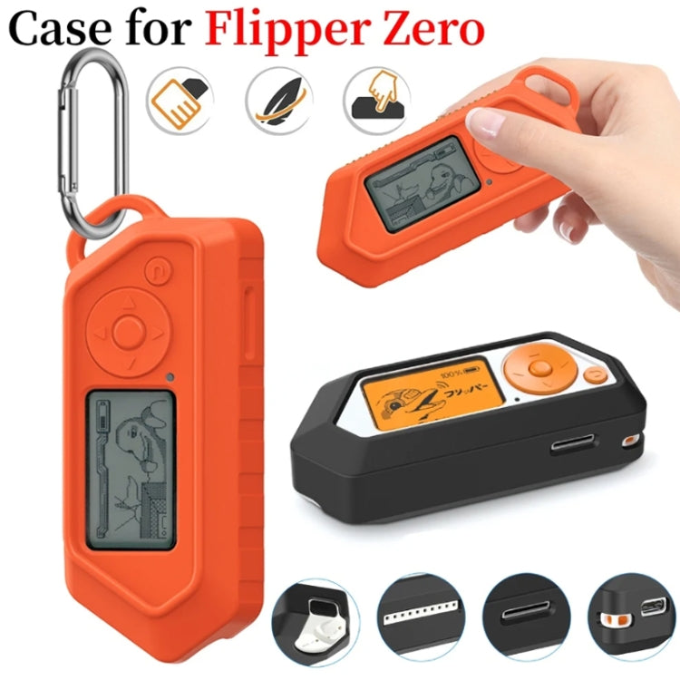 For Flipper Zero Electronic Pet Game Console Cover Anti-slip Silicone Protective Case(Black) - Accessories by buy2fix | Online Shopping UK | buy2fix