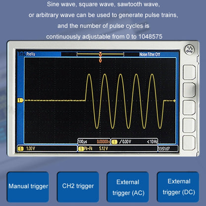 JUNTEK Programmable Dual-Channel DDS Function Arbitrary Waveform Signal Generator, Frequency: 50MHz(EU Plug) - Other Tester Tool by buy2fix | Online Shopping UK | buy2fix