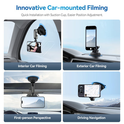 TELESIN Magnetic Suction Car Phone Mount 360 Degree Rotation Phone Holder - Universal Car Holders by TELESIN | Online Shopping UK | buy2fix