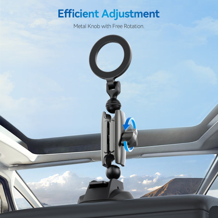 TELESIN Magnetic Suction Car Phone Mount 360 Degree Rotation Phone Holder - Universal Car Holders by TELESIN | Online Shopping UK | buy2fix