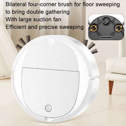 Intelligent Sweeper Robot Home Automatic 3 In 1 Integrated Cleaning Machine Vacuum Cleaner, Style: Battery White - Robot Vacuum Cleaner by buy2fix | Online Shopping UK | buy2fix