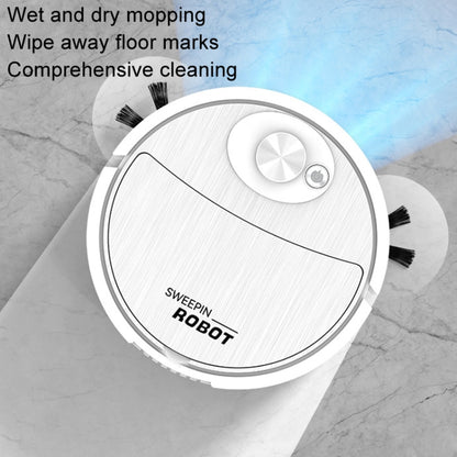 Intelligent Sweeping Robot Sweeping Mopping Suction 3 In 1 Cleaning Machine(8088 White) - Robot Vacuum Cleaner by buy2fix | Online Shopping UK | buy2fix