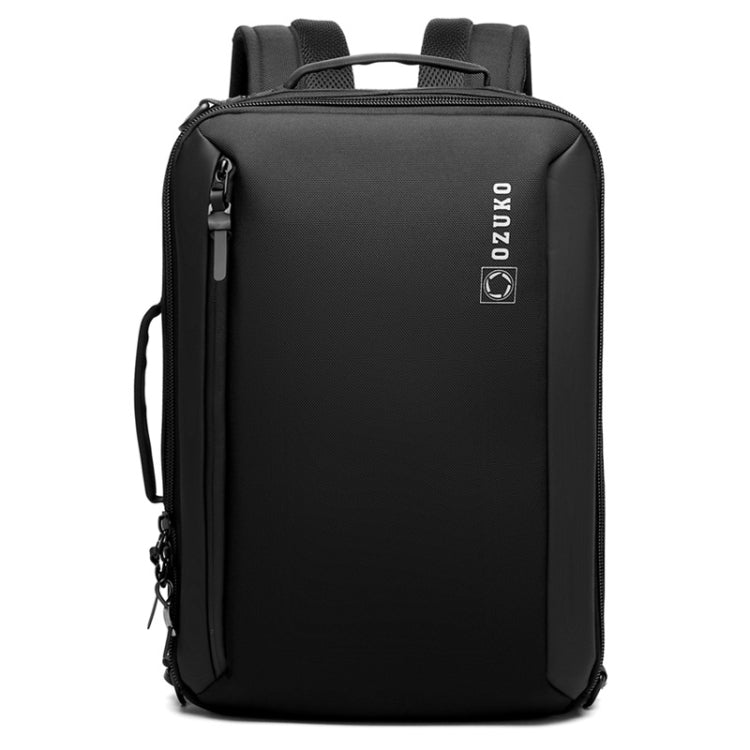 Ozuko Business Laptop USB Backpack Men Schoolbag(Black) - Backpack by ozuko | Online Shopping UK | buy2fix