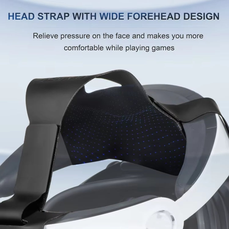 DEVASO For PlayStation VR 2 Double-sided PU Decompression Weight Reduction Headband(Quick Release) - VR Accessories by DEVASO | Online Shopping UK | buy2fix