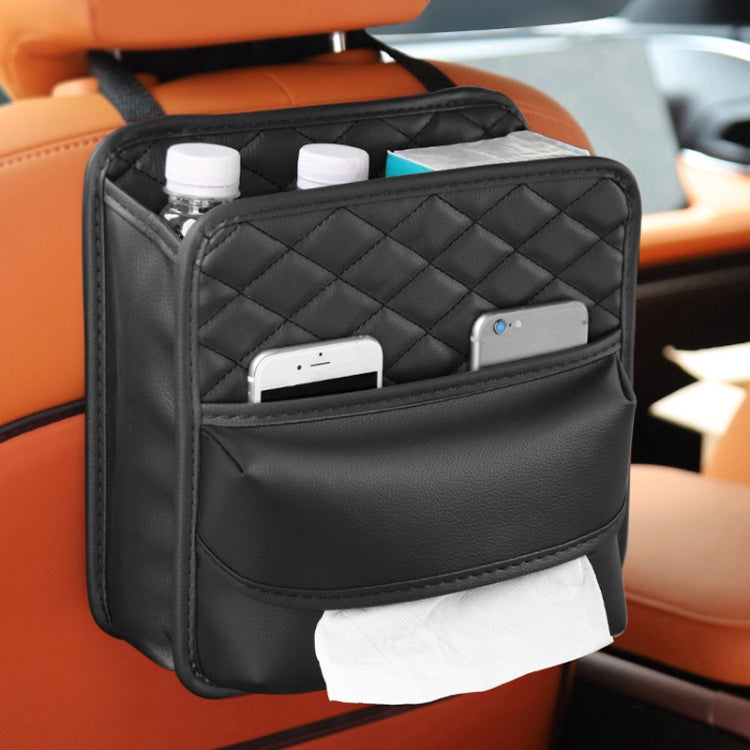 2 In 1 Car Seat Back Storage Hanging Tissue Bag, Style: Enlarged - Stowing Tidying by buy2fix | Online Shopping UK | buy2fix