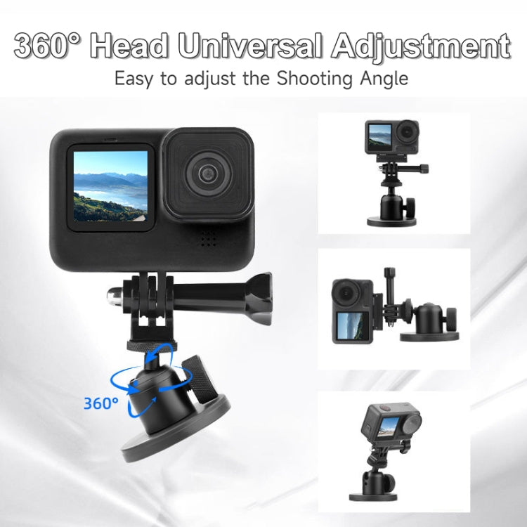 Magnetic Aluminum Alloy Ball Head Mount for Sports Cameras and Mobile Phones - Connection Mount by buy2fix | Online Shopping UK | buy2fix