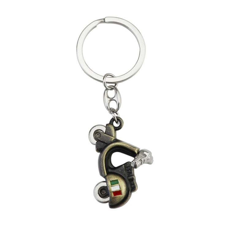 Simulation Cool Motorcycle Keychain Metal Decoration Pendant, Style: X-231 Green Antique - Key Rings by buy2fix | Online Shopping UK | buy2fix