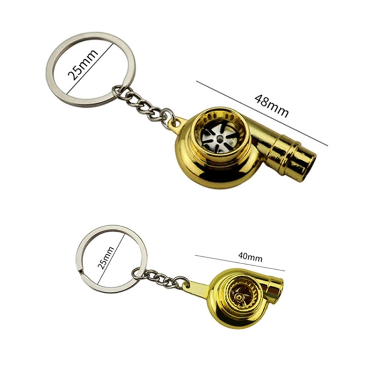 Car Tuning Accessories Turbo Keychain Decorative Pendant, Style: Large Bronze - Key Rings by buy2fix | Online Shopping UK | buy2fix