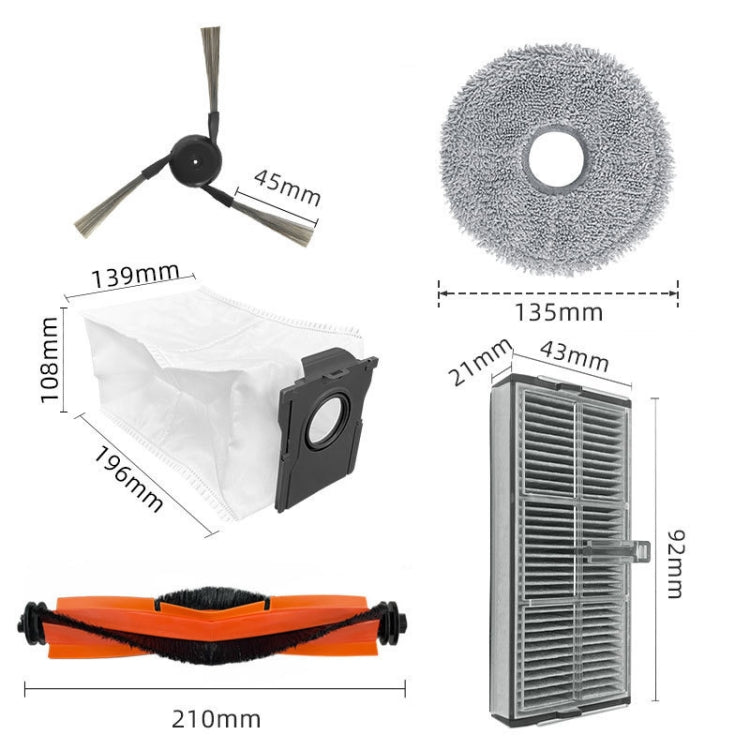 For Dreame X40 Pro / X40 Ultra Robot Vacuum Replacement, Spec: Dust Bag - For Xiaomi Accessories by buy2fix | Online Shopping UK | buy2fix