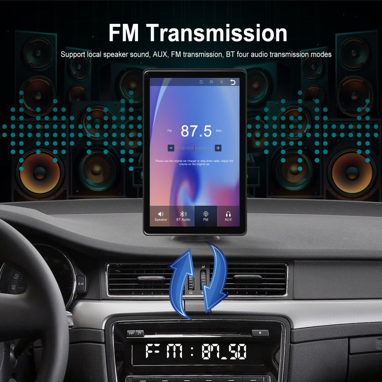 8-inch Car Full Touch Screen Player Supports Horizontal and Vertical CarPlay / Android Auto, Spec: Standard - Car MP3 & MP4 & MP5 by buy2fix | Online Shopping UK | buy2fix