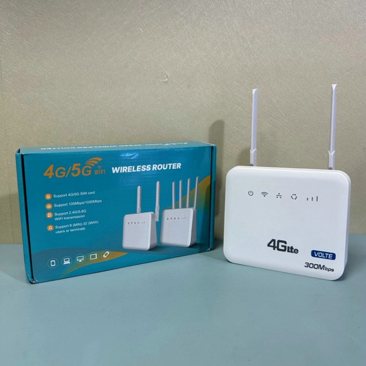 European Version 4G WiFi6 VOLTE CPE Wireless SIM Card Router With RJ45+RJ11, EU Plug - Wireless Routers by buy2fix | Online Shopping UK | buy2fix