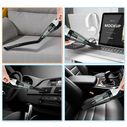 Car Handheld Portable Vacuum Cleaner With Strong Suction, Specifications: Wired + Charging 7.4V - Vacuum Cleaner by buy2fix | Online Shopping UK | buy2fix