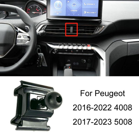 For Peugeot Car-mounted Special Mobile Phone Navigation Bracket Base, Model: 16-22 4008/17-23 5008 - Special Car Holders by buy2fix | Online Shopping UK | buy2fix