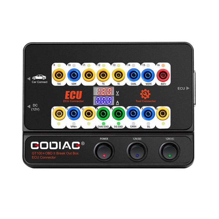 GODIAG GT100+ OBDII Breakout Box Diagnostic Port Tester ECU Bench Connector, UK Plug - Electronic Test by GODIAG | Online Shopping UK | buy2fix