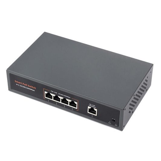 Waveshare 120W Industrial 4-Ports Gigabit Ethernet PoE Switch(EU Plug) - Switch by Waveshare | Online Shopping UK | buy2fix