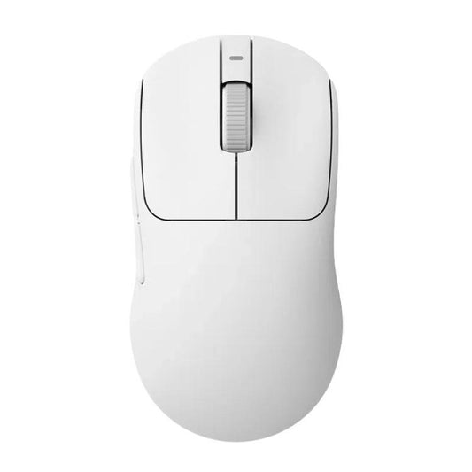 Ajazz AJ199 MAX Wireless 2.4GHz Wired BT Tri-Mode Mouse PAW3395 Lightweight Gaming Mouse(White) - Wireless Mice by Ajazz | Online Shopping UK | buy2fix