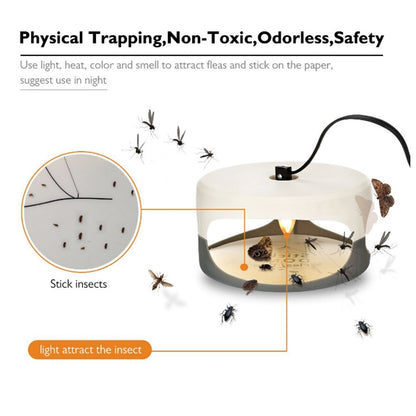 Flea Trap Pet Home Flea Lamp, Plug Type:UK Plug - Traps by buy2fix | Online Shopping UK | buy2fix