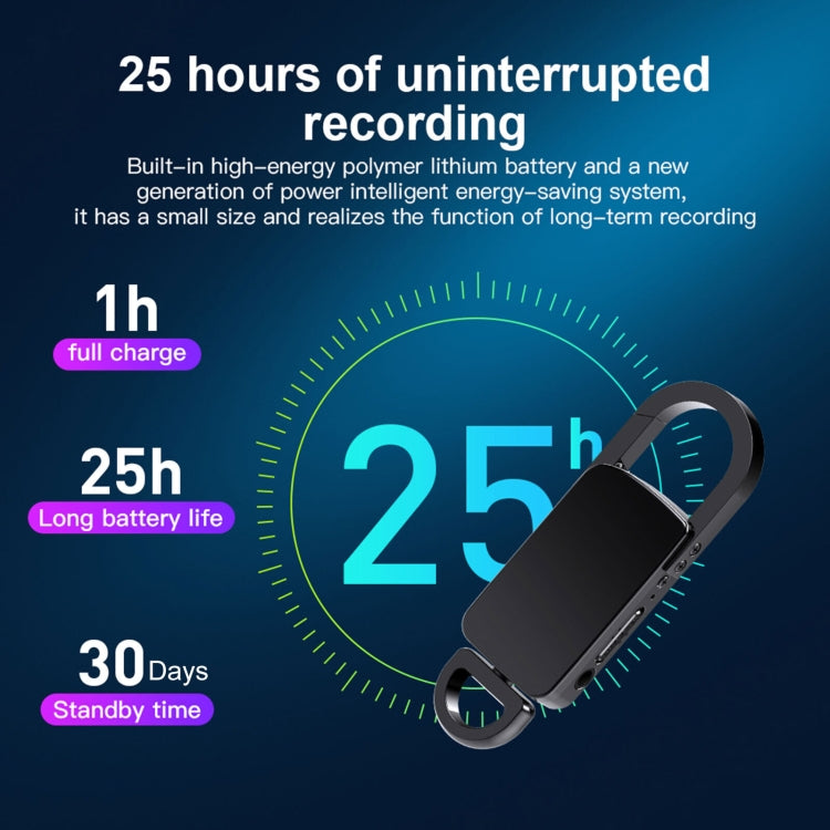 S20 32GB Keychain HD Noise Reduction Portable Recording Pen - U-Disk Recorder by buy2fix | Online Shopping UK | buy2fix