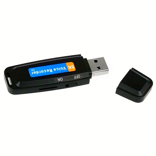 SK001 Rechargeable U-Disk Portable USB Voice Recorder, No Memory (Black) - U-Disk Recorder by buy2fix | Online Shopping UK | buy2fix