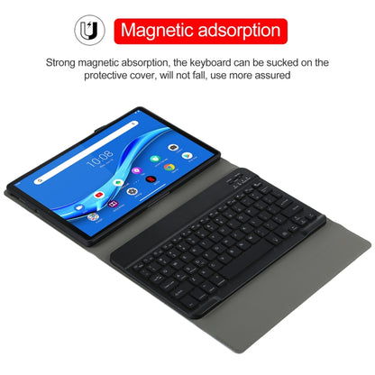 AM10S Detachable Bluetooth Backlight Keyboard Ultrathin Horizontal Flip Leather Tablet Case with Holder for Lenovo M10 Plus 10.3 inch X606F(Black) - Lenovo Keyboard by buy2fix | Online Shopping UK | buy2fix