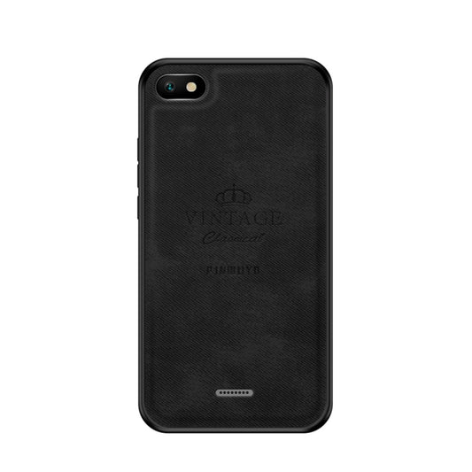 PINWUYO Shockproof Waterproof Full Coverage PC + TPU + Skin Protective Case for Xiaomi Redmi 6A (Black) - Xiaomi Cases by PINWUYO | Online Shopping UK | buy2fix