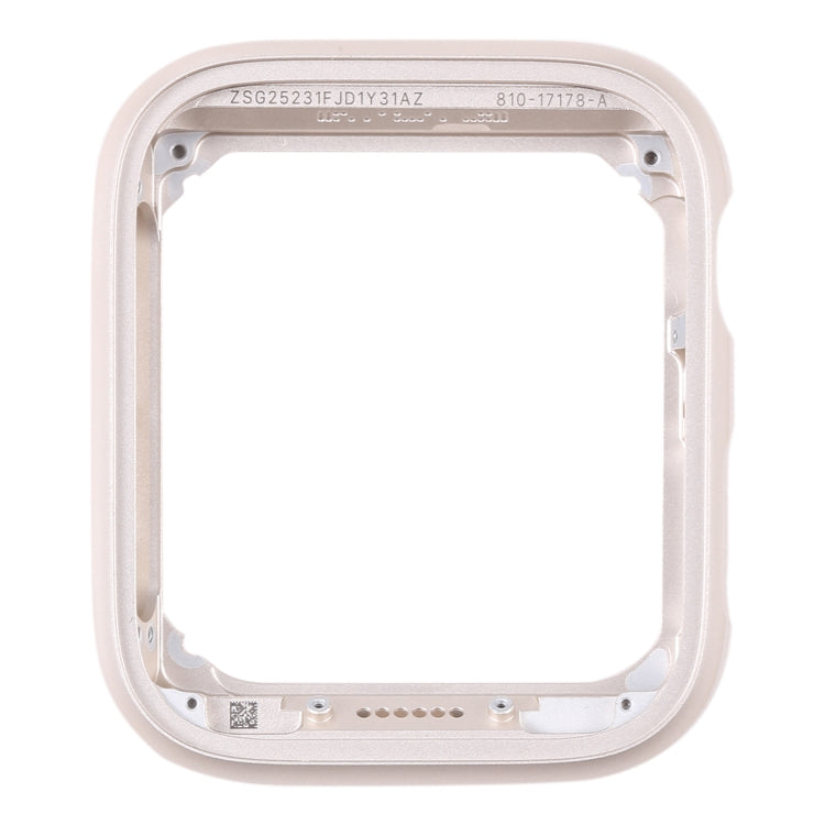 For Apple Watch Series SE 2022 40mm Stainless Steel Middle Frame Bezel Plate (Gold) - LCD Related Parts by buy2fix | Online Shopping UK | buy2fix