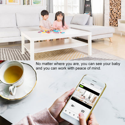 CAMSOY S8 HD 1280 x 720P 140 Degree Wide Angle Wireless WiFi Intelligent Surveillance Camera, Support Photosensitive Automatic Right Vision & Motion Detection & Loop Recording - Security by CAMSOY | Online Shopping UK | buy2fix