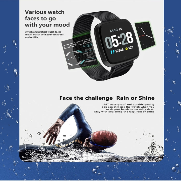 DTNO.1 G12 1.3 inches OLED Color Screen Smart Bracelet IP67 Waterproof, Steel Watchband, Support Call Reminder /Heart Rate Monitoring /Sedentary Reminder /Multi-sport Mode(Silver) - Smart Wristbands by DTNO.1 | Online Shopping UK | buy2fix