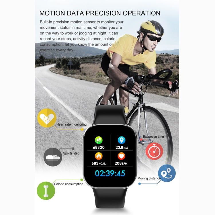 X16 1.3 inch TFT Color Screen IP67 Waterproof Bluetooth Smartwatch, Support Call Reminder/ Heart Rate Monitoring /Blood Pressure Monitoring/ Sleep Monitoring(Black) - Smart Wear by buy2fix | Online Shopping UK | buy2fix