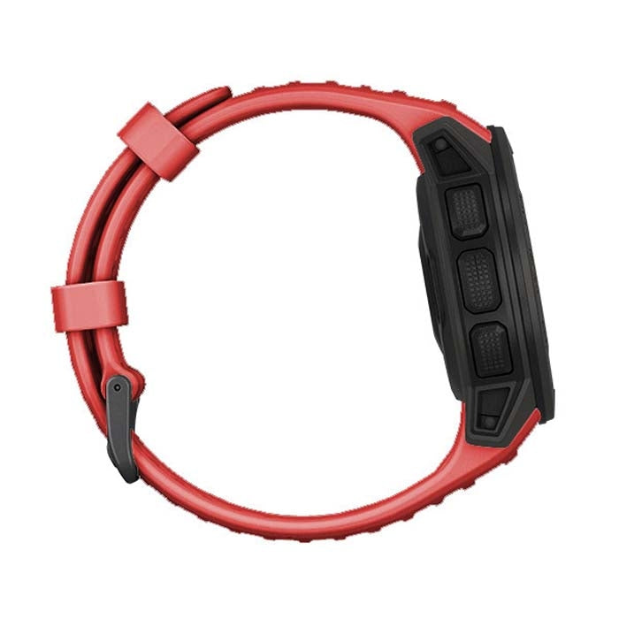 Silicone Watch Band for Garmin Instinct 22mm, Host not Included(Red) - Smart Wear by buy2fix | Online Shopping UK | buy2fix