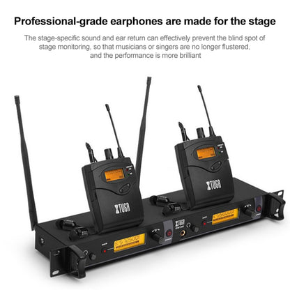IEM1200 Wireless Transmitter 2 Bodypack Stage Singer In-Ear Monitor System(EU Plug) - Consumer Electronics by buy2fix | Online Shopping UK | buy2fix