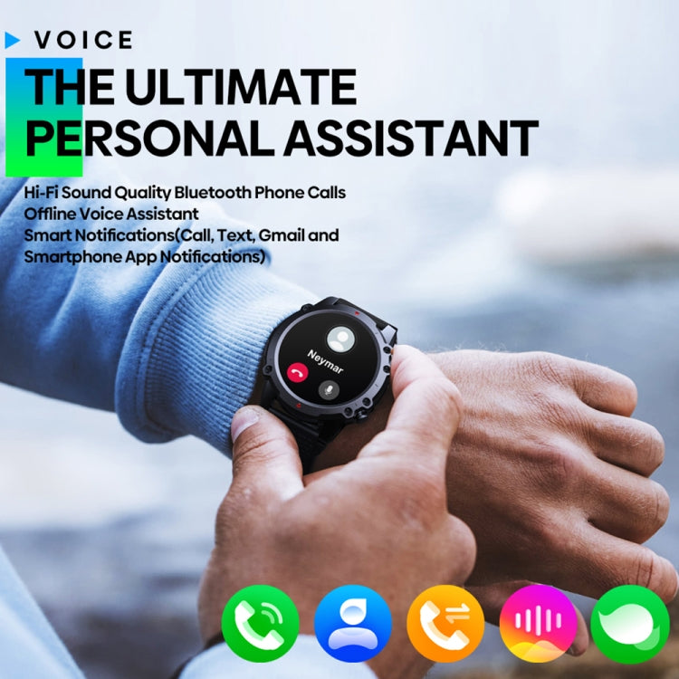 Zeblaze Vibe 7 Lite 1.47 inch IPS Screen 3 ATM IP69K Waterproof Smart Watch, Support Voice Call / Health Monitoring (Black) - Smart Watches by Zeblaze | Online Shopping UK | buy2fix