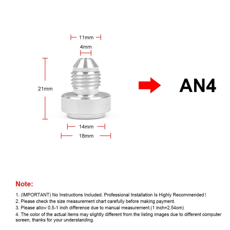 AN4 Car Oil Pipe Joint Breathable Pot Connector - In Car by buy2fix | Online Shopping UK | buy2fix