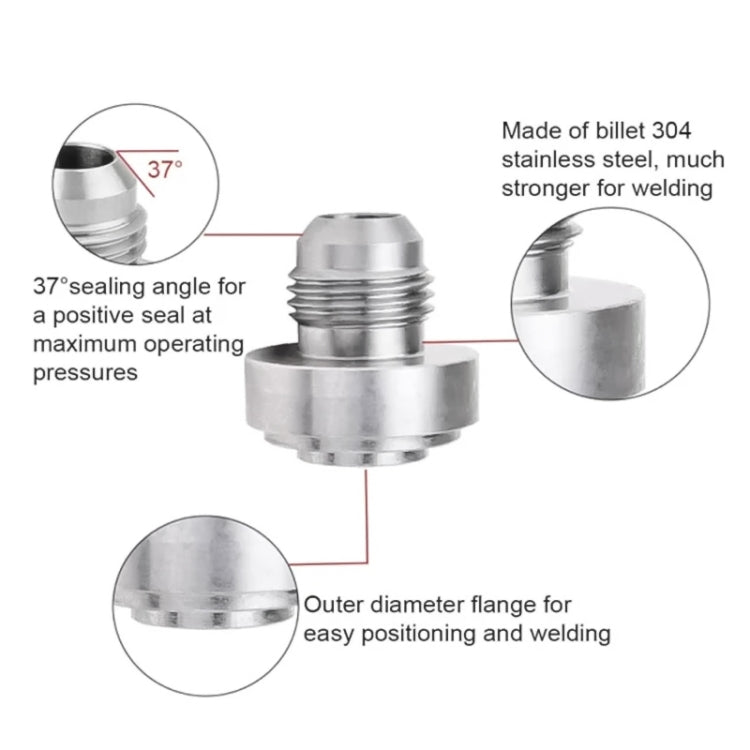 AN12 Car Oil Pipe Joint Breathable Pot Connector - In Car by buy2fix | Online Shopping UK | buy2fix