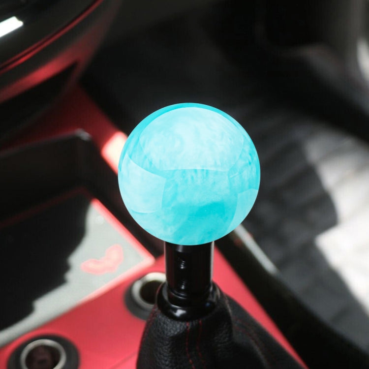 Car Modified Marble Star Gear Head Shifter Cover with Adapter (Light Blue) - In Car by buy2fix | Online Shopping UK | buy2fix