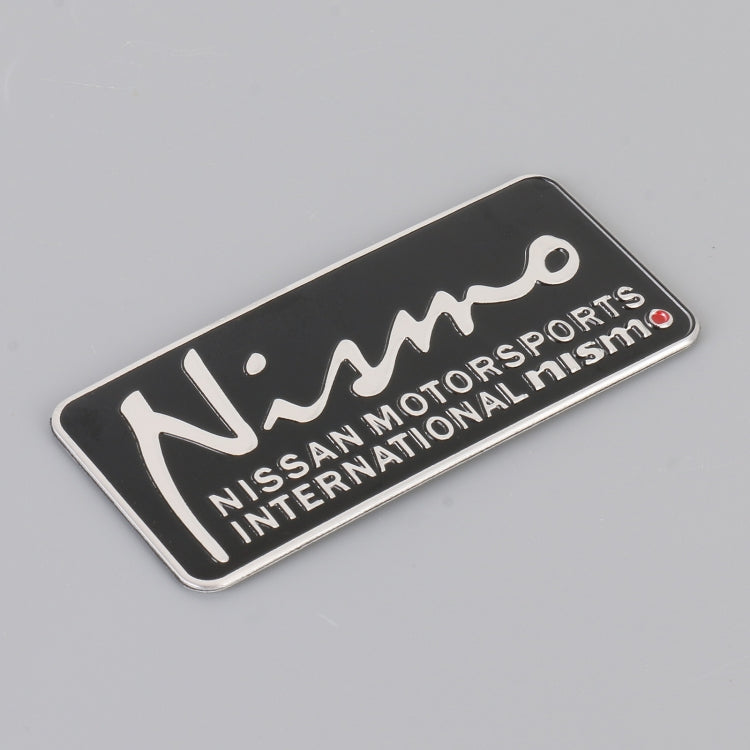 Car Nismo Metal Stickers Personalized Aluminum Alloy Decorative Stickers, Size:9 x 4.5cm - 3D Metal Sticker by buy2fix | Online Shopping UK | buy2fix