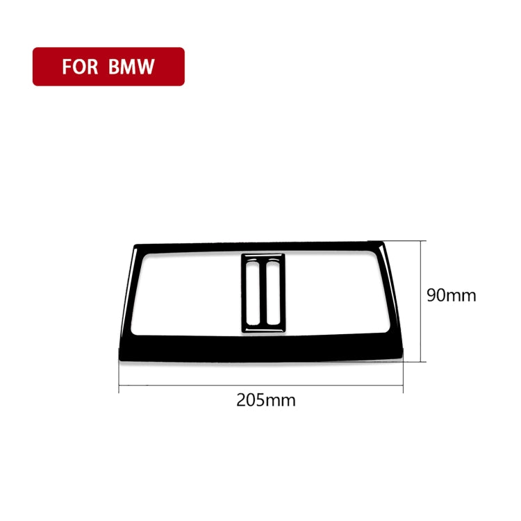 Car Rear Seat Air Vent Type A Decorative Sticker for BMW E70 X5 / E71 X6 2009-2013, Left and Right Drive Universal(Black) - In Car by buy2fix | Online Shopping UK | buy2fix