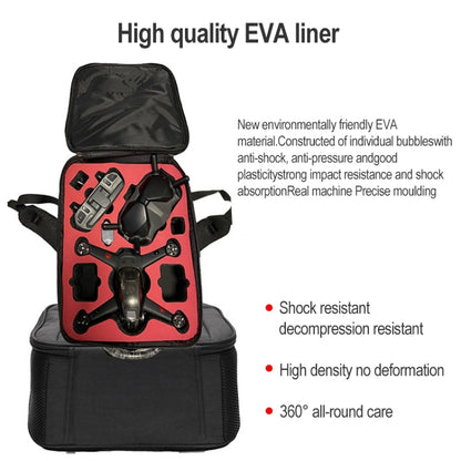 For DJI FPV Combo Backpack Storage Box Shockproof Wear-resistant Splash-proof Nylon Cloth Bag Handbag - DJI & GoPro Accessories by buy2fix | Online Shopping UK | buy2fix