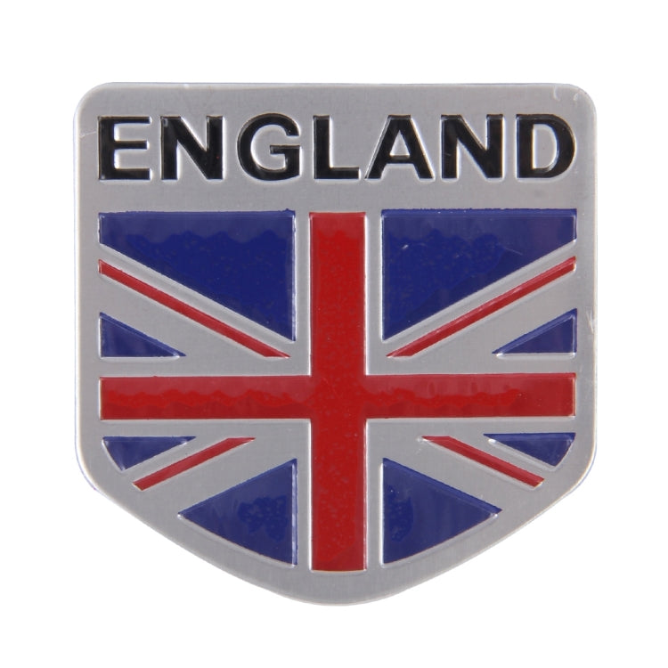 England Flag Style Metal Car Sticker - 3D Metal Sticker by buy2fix | Online Shopping UK | buy2fix